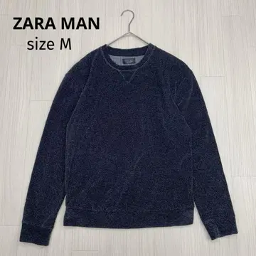 ZARA MAN 자라 벨벳 크루넥 니트 트레이닝복