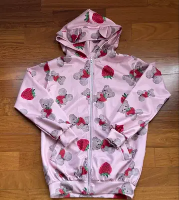 새상품급 프리메로 곰돌이 귀 후드티