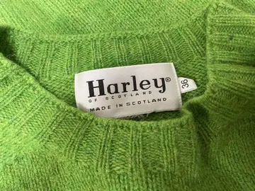Harley of Scotland 그린 니트 스웨터 36