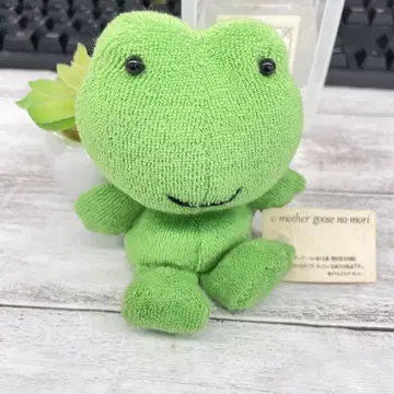 마더 구스 숲 개구리 케로짱 봉제 인형 약 15cm 레트로