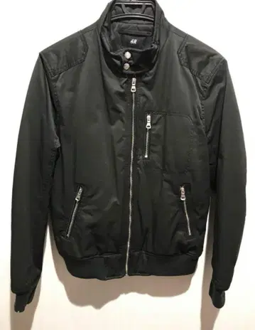 H&M 블랙 점퍼/블루종 에이치앤엠 아우터 코트