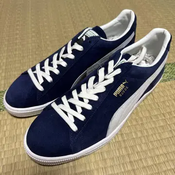 PUMA JAPAN 스웨이드 타쿠미 네이비 스니커즈