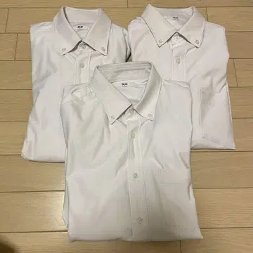 묶음 판매 3장 세트 UNIQLO 논아이론 저지 셔츠 S 사이즈 긴팔