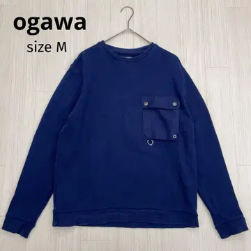 ogawa 크루넥 맨투맨 트레이닝복 속기모 풀오버
