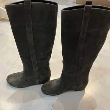 스웨이드 롱 부츠 S 사이즈