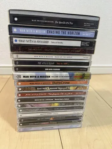 MAN WITH A MISSION CD 16장 묶음 판매
