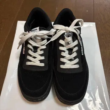 Reebok SixTONES 스웨이드 신발 23.5cm 블랙