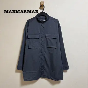 새상품급 MARMARMAR 하이넥 와이드 셔츠