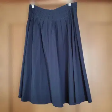 요시에 이나바 플레어 스커트 11 다크 네이비