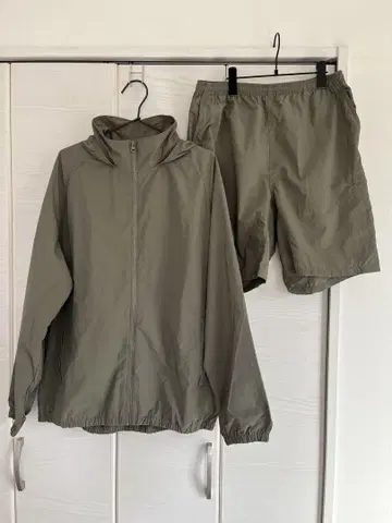 MUJI WALKER 발수 나일론 셋업