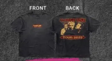 Green Day Tour 2025 티셔츠 XL