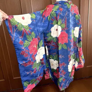 긴 겉옷 융단 앤티크 모란 매실