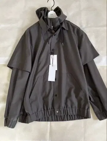 sacai 24aw suiting hoodie size 3 그레이