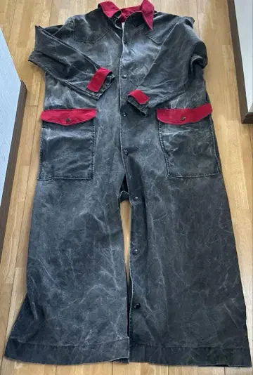 해외 점프수트 원피스 데님 빈티지 작업옷 usa 아메카지 구제 의류