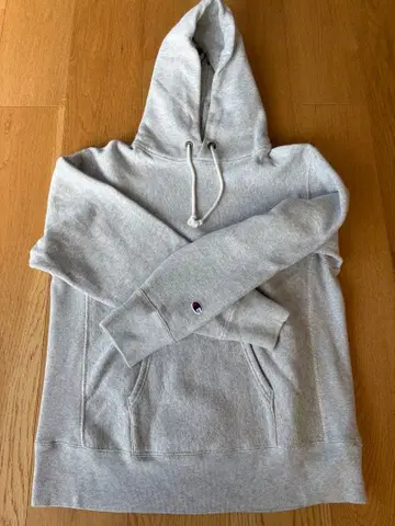 챔피온 그레이 후드티