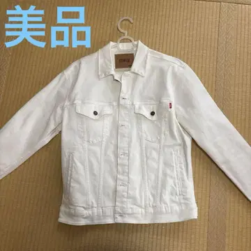 EDWIN 화이트 데님 자켓