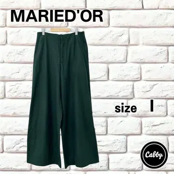 MARIED'OR 마리도르 와이드 팬츠 그린