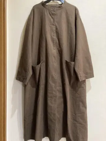 SM2 코튼 린넨 원피스 코트