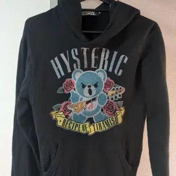 HYSTERIC GLAMOUR 히스곰 블랙 후드티 M
