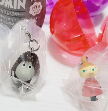 미사용 새상품 무민 메지루시 액세서리 우산용 리틀미이+선조님 세트