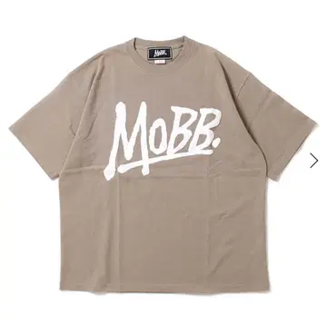 MOBB 베이지 T셔츠