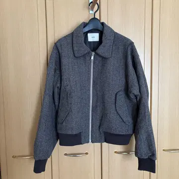 [ HARE ] 셋업/해링본 아워드 자켓 W 해링본 라인 팬츠