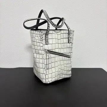 VIA DOAN 비아도안 일본제 토트백 핸드백 악어 엠보싱
