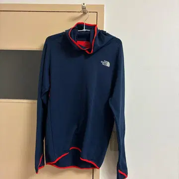 The North Face 하이넥 후드티 네이비