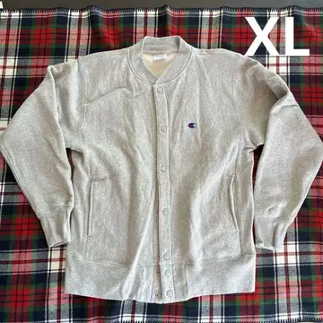 Champion 리버스 위브 풀스냅 맨투맨 XL 그레이