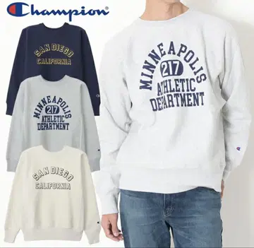 Champion 리버스 위브 맨투맨 L 사이즈 그레이
