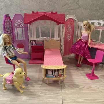 바비 하우스 인형 세트 Barbie house