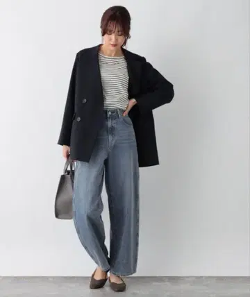 GLOBAL WORK [글로벌 워크] GOOD 데님 배기 팬츠 S