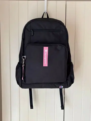새상품 Champion 블랙 백팩 핑크
