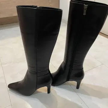 택 포함 롱 부츠 22.5cm 블랙 항균 방취 기능