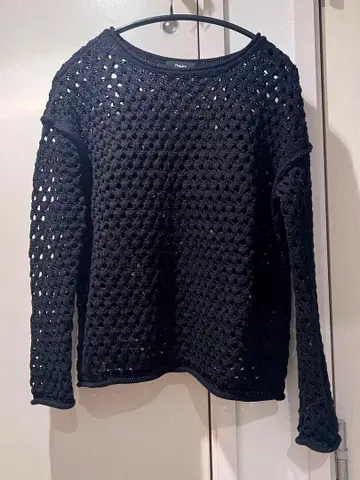 Theory 크로 셰 뜨개질 니트