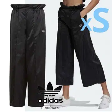 adidas 7/8 트랙 팬츠 블랙 XS