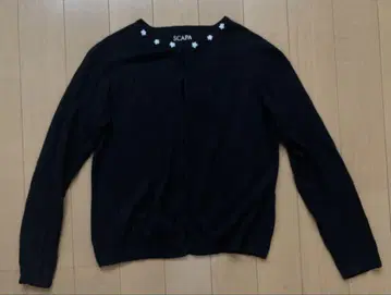 SCAPA 블랙 가디건 사이즈 40