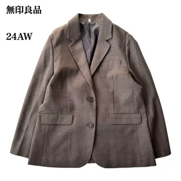 무인양품 기모 테일러드 자켓 브라운 M