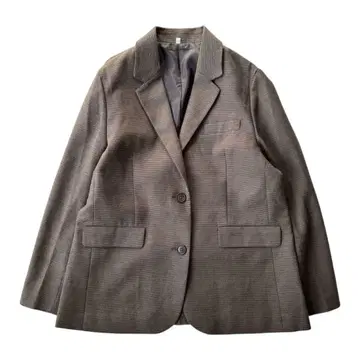 무인양품 기모 테일러드 자켓 브라운 M