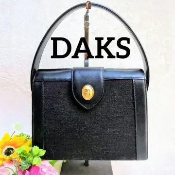 새상품급 DAKS 닥스 포멀 핸드백 가죽 영국 왕실 지정