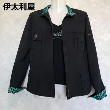 이타리야 자켓 아우터 레오파드 무늬