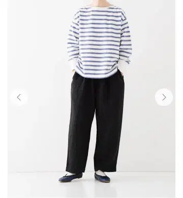 nest Robe 린넨 이지 팬츠 블랙