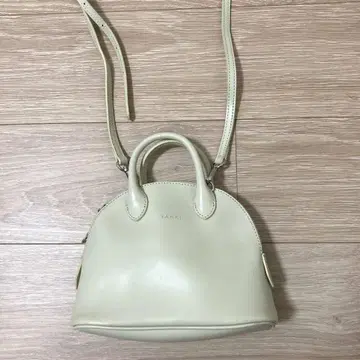 YAHKI 크림색 숄더백