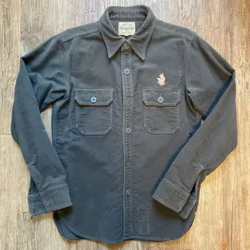 STUDIO ARTISAN 그레이 긴팔 셔츠 M