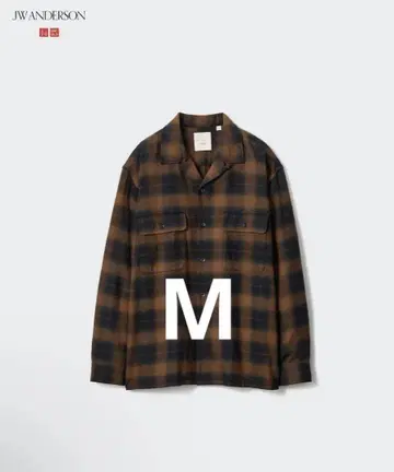 UNIQLO JW ANDERSON 브러쉬드 코튼 오버사이즈 셔츠 M