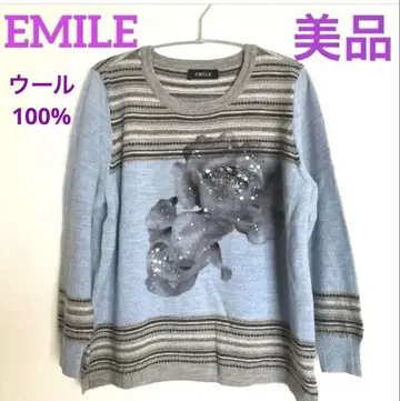 [새상품급] EMILE 여성용 니트 스웨터 니트