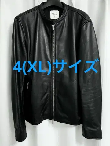 레어 4(XL) UNITED TOKYO 양가죽 램 가죽 싱글 라이더