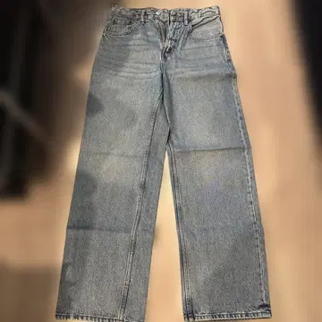 ZARA 블루 와이드 데님 38