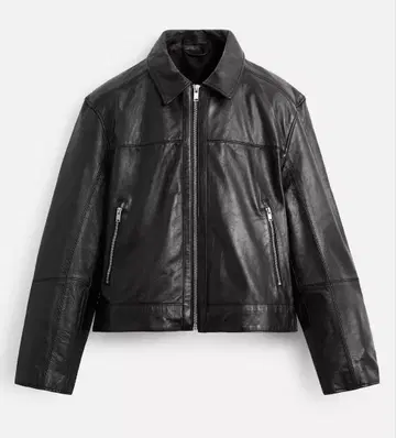 새상품 ZARA 블랙 가죽 자켓 M 사이즈