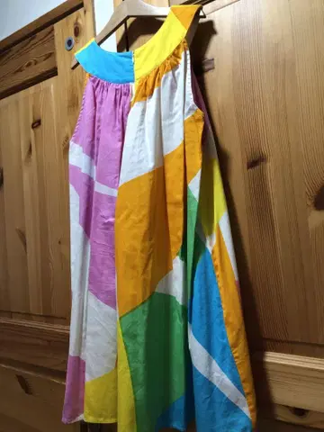 marimekko 슬리브리스 원피스 34 멀티 컬러